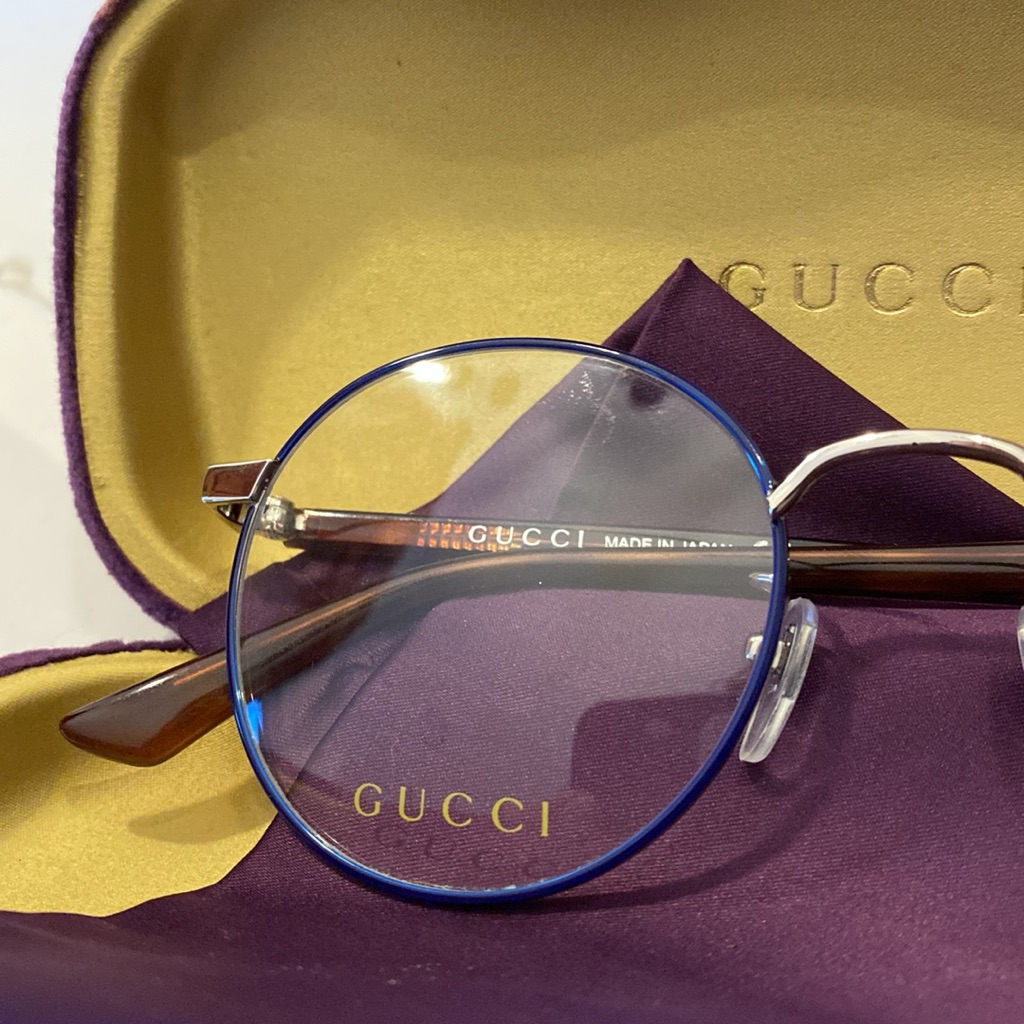 Gucci Round Metal Glasses